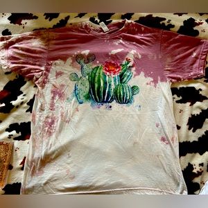 Tie dye, Cactus Canvas Tee
